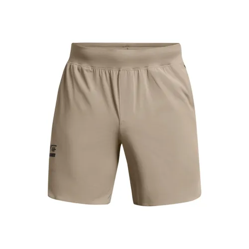 Under Armour UA Project Rock Unstoppable Casual Shorts Men's Khaki