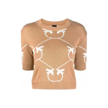 PINKO SS22 Sweater Women's Brown