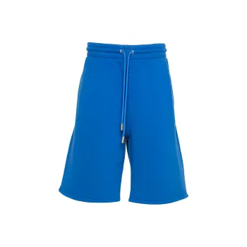 OFF WHITE Logo Embroidered Drawstring Shorts