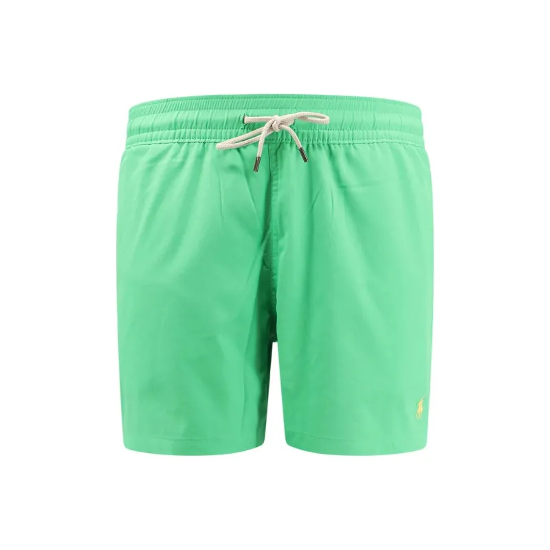 Polo Ralph Lauren Logo Embroidered Drawstring Swim Shorts-0