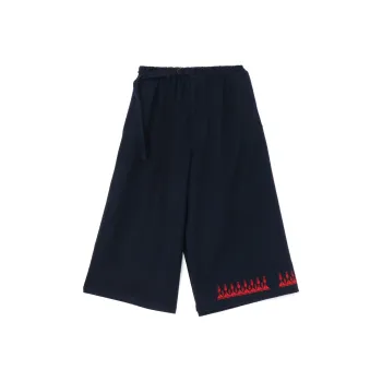 Yohji Yamamoto Casual Pants Unisex Marine Blue