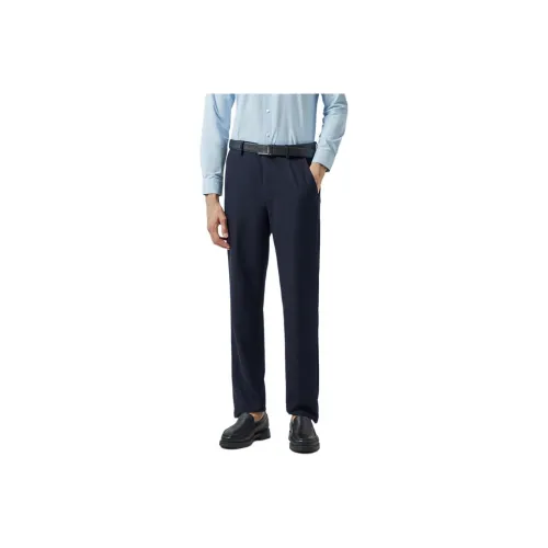 DIKENI Casual Pants Men's Dark Royal Blue
