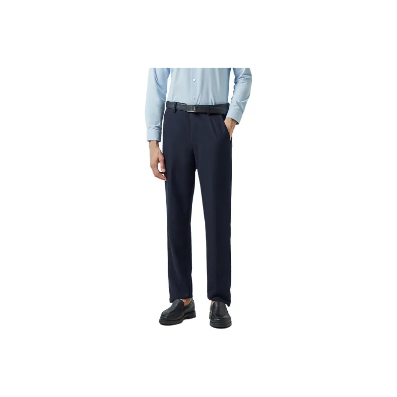 DIKENI Casual Pants Men's Dark Royal Blue-0
