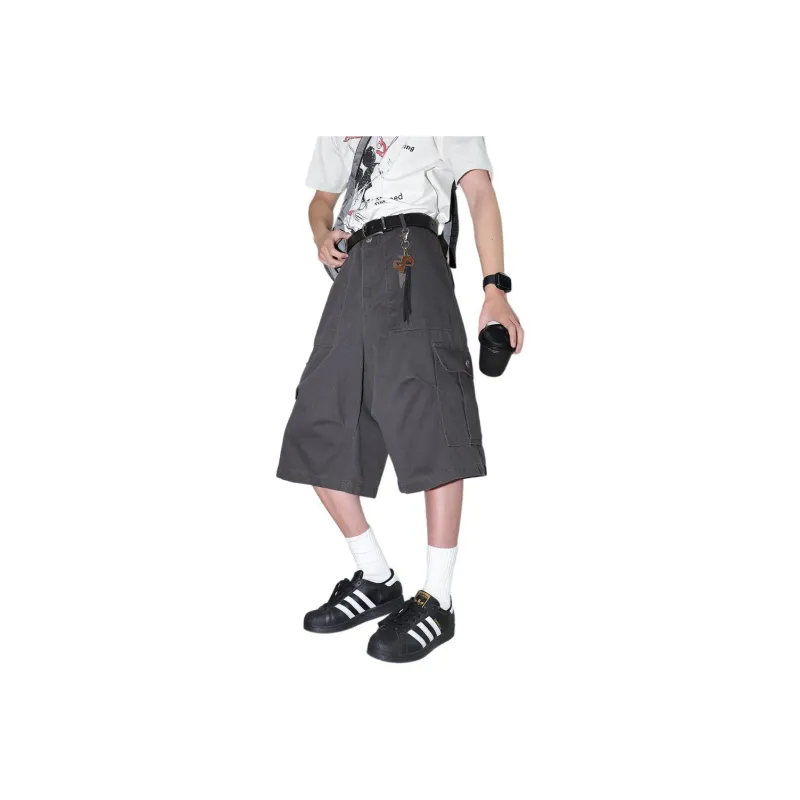 EMINU Cargo Shorts Unisex Coffee-0