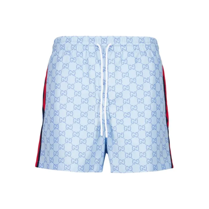 GUCCI Swimming Shorts Men's Light Blue-0