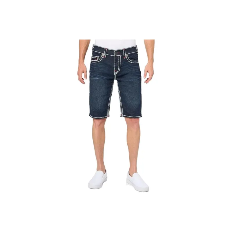 TRUE RELIGION Denim Shorts Men's Blue-0