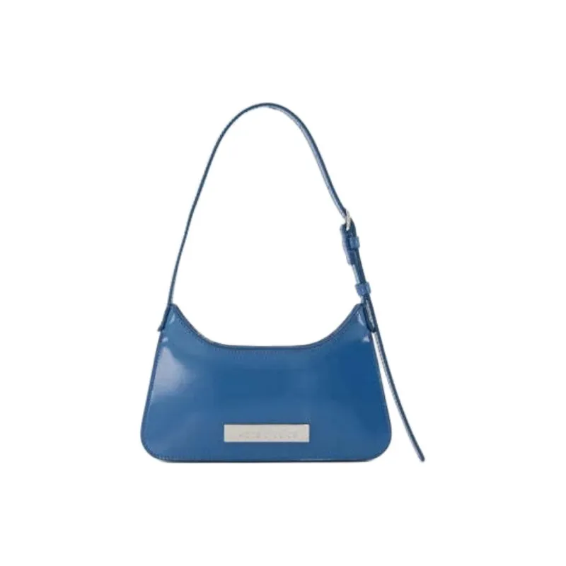 Acne Studios Platt Series Calfskin Shoulder Bag Extra Mini Women's Denim Blue-0