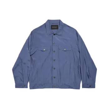 Balenciaga Jackets & Coats Regular Fit Men's Faded Blue