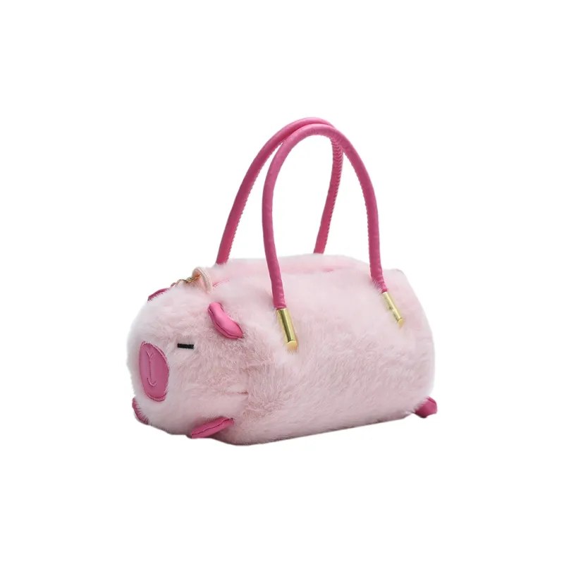 Yalu Velour Handbag Women's Multicolor-6