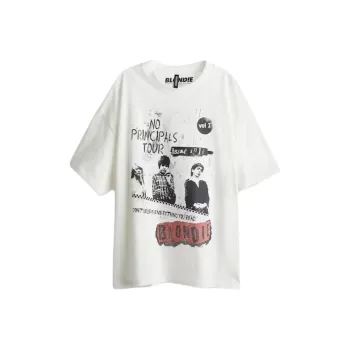 H&M T-Shirt Women's Cream/Blonde Lady