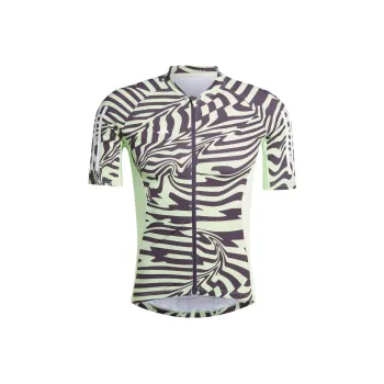 Adidas Essentials Fast Zebra Cycling Jersey Cycling Clothing Men's Green