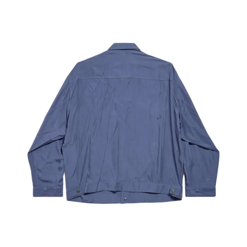 Balenciaga Jackets & Coats Regular Fit Men's Faded Blue-1