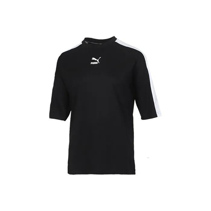 PUMA T7 T-Shirts Women's Black-0