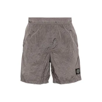 STONE ISLAND Regular Fit Nylon Swim Trunks