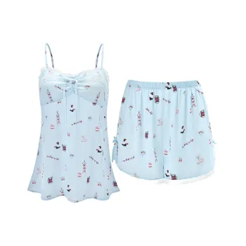 MY BODY Pajama Set Women's Blue