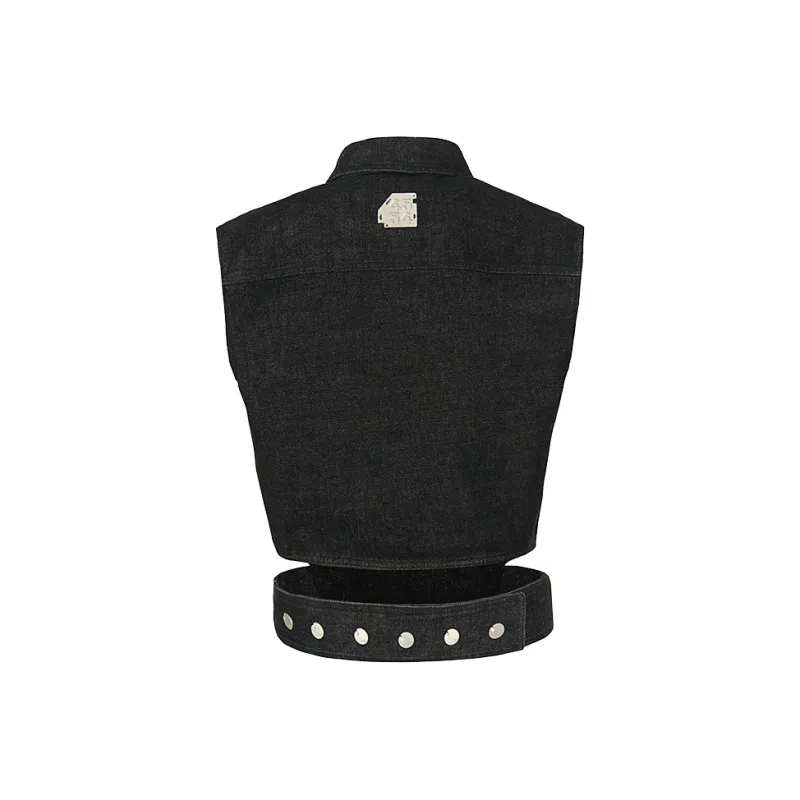 455EMBLE Vests Unisex Black-1