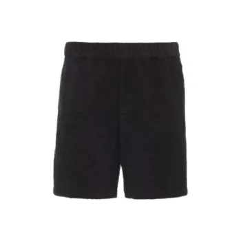PRADA Cotton Terry Shorts Casual Shorts Men's Fitted