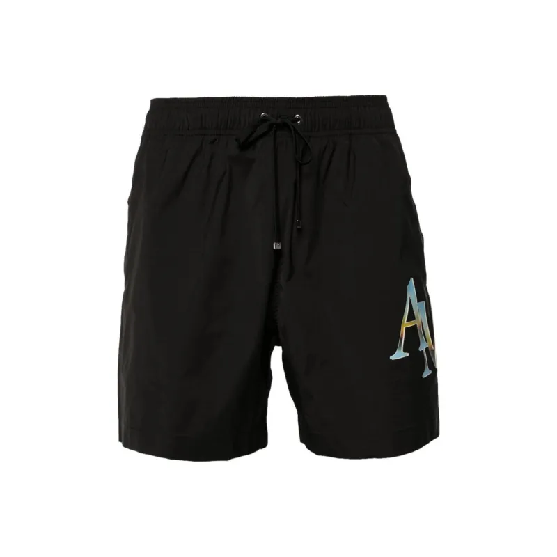 AMIRI Staggered Chrome Swim Trunk-0