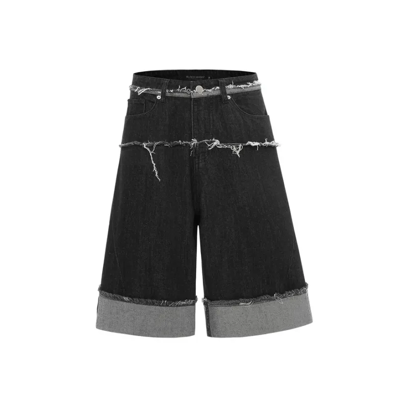 BONAS Denim Shorts Unisex Black-0