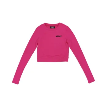 NERDY Long Sleeved T Shirt Women's Rose Red