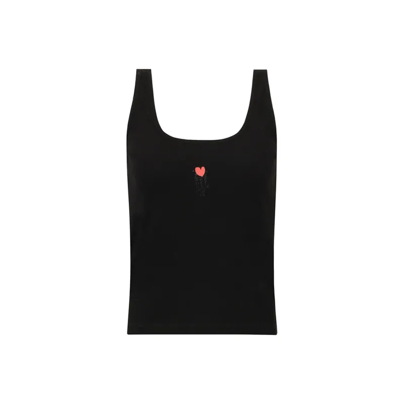 Valeria Obbaco SS23 Tank Tops Women's Black-0