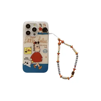 Wei Xin Acrylic Material Cartoon Girl Puppy Bracelet Phone Cases Compatibility With IPhone 16/15/13/14/Pro/Max