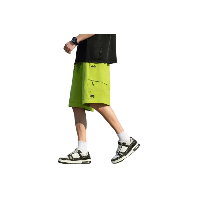 Warrior Huichao Riding The Wind Collection Cargo Shorts Unisex Dark Purple-10