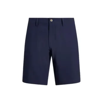 Polo Ralph Lauren 9.5-Inch Stretch Dobby Beach Short Casual Shorts Men's Dark Blue