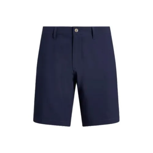 Polo Ralph Lauren 9.5-Inch Stretch Dobby Beach Short Casual Shorts Men's Dark Blue