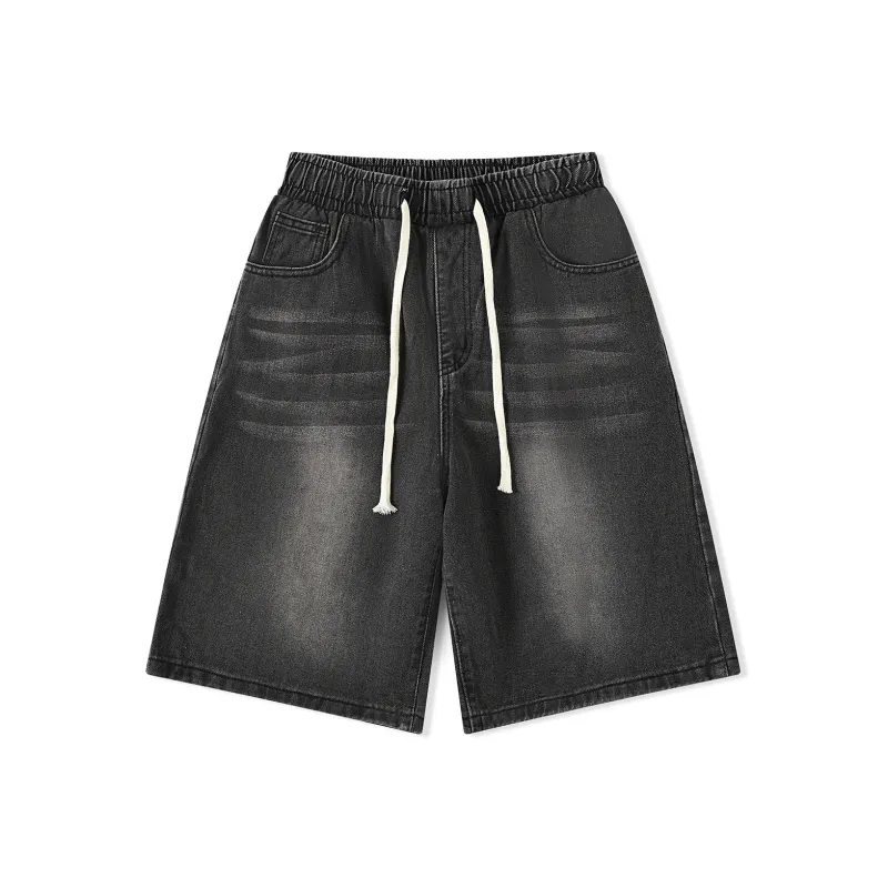 Michael Rock Denim Shorts Unisex-5