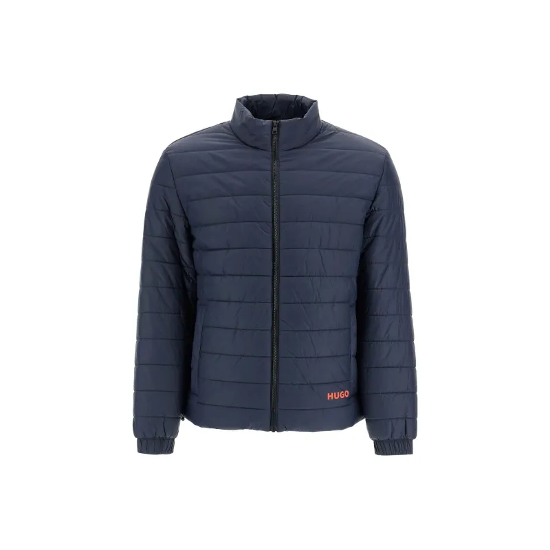 HUGO BOSS Logo Printed Zipped Padded Jacket-0