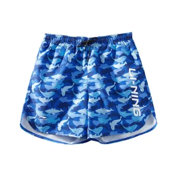 LiNing Swimming Shorts Men's Print Blue