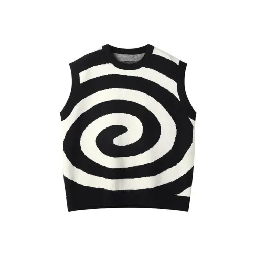 AUGENWEIDE Tank Tops Women's Black/White Pattern