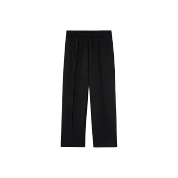 PALM ANGELS Curved Logo Printed Sweatpants