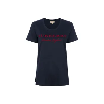 Burberry Regular T Shirt Women's Sea Blue