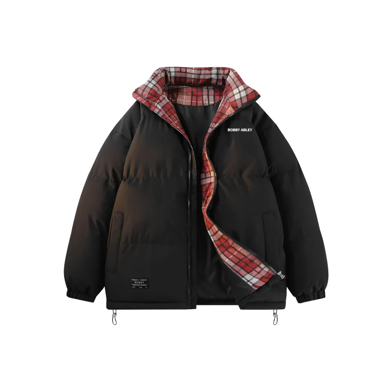 BOBBY ABLEY Puffer Jacket Unisex Dark Purple-0