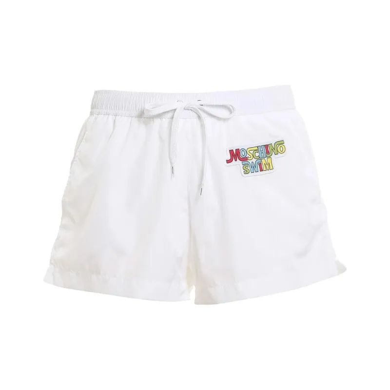 MOSCHINO Swimming Shorts Men White-0