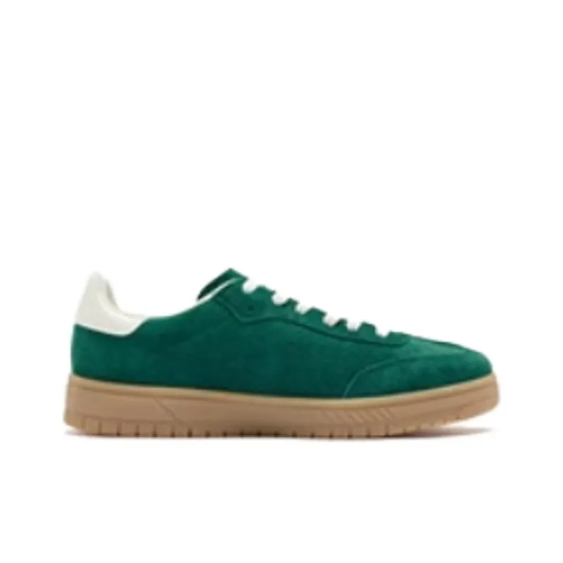 QIAODAN Non slip Lightweight Low Top Skateboard Shoes Men's Green-1