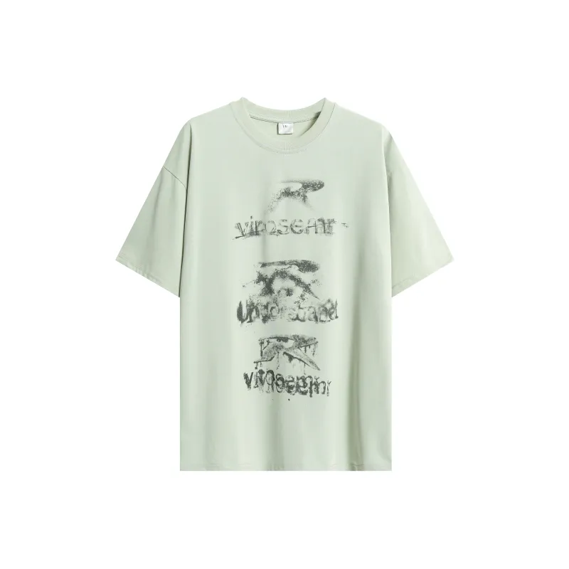 VINMUK Regular T Shirt Unisex Green-0
