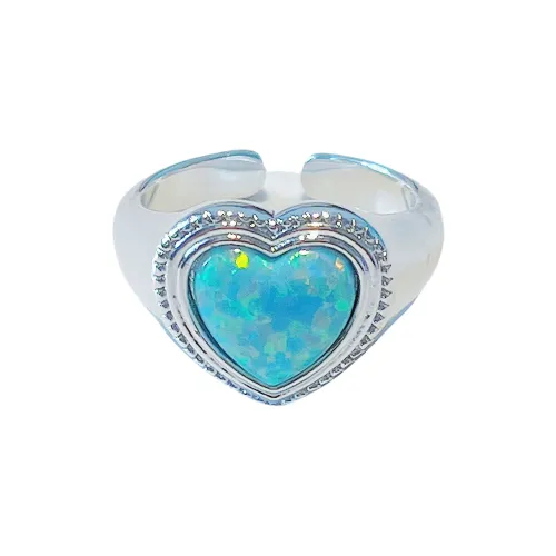 Oups! Island Summer Collection Silver Plated Copper Everyday Versatile Ring, Box Women's