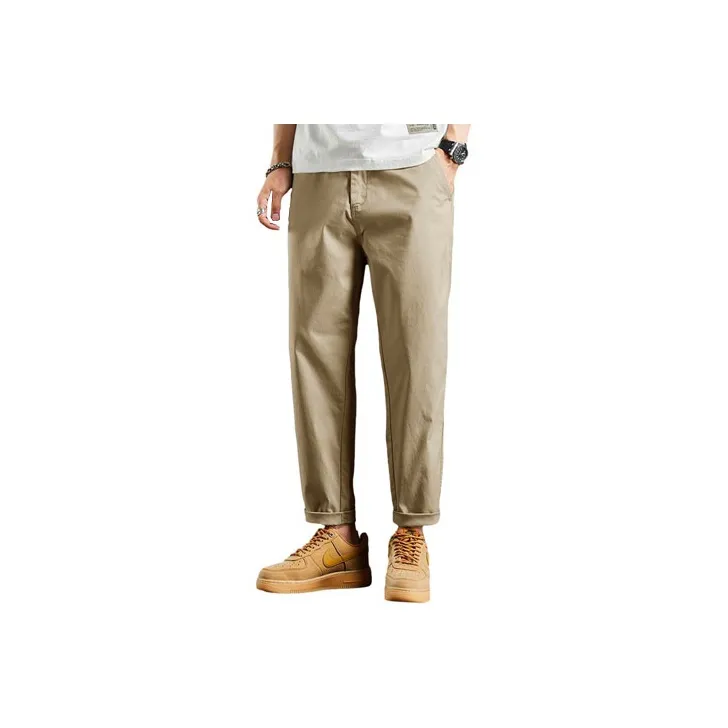 Tonlion Casual Pants Men's Linen-0