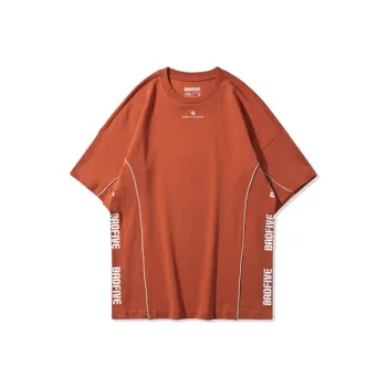 LiNing Basketball Collection Drop Shoulder Sleeve T Shirt Women's Caramel Red