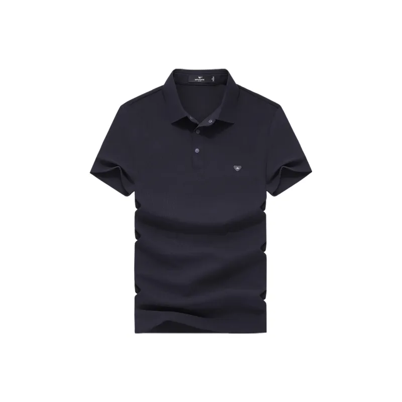 SEPTWOLVES Polo Shirt Unisex Navy Blue-0