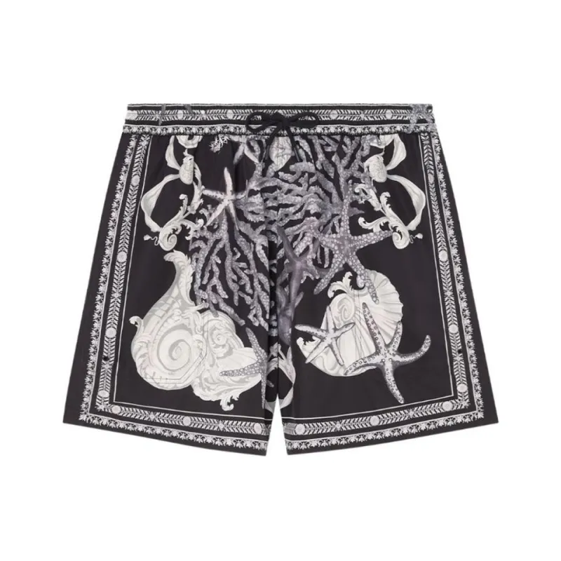 VERSACE Barocco Sea Printed Drawstring Swim Shorts-0
