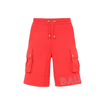 BALMAIN Casual Shorts Men's Red