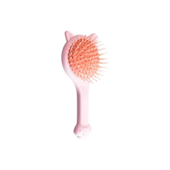 Gentle Welcome Cute Cat Paw Hand Mirror Comb Dual Purpose Airbag Scalp Head Meridian Massage Air Cushion Comb Massage