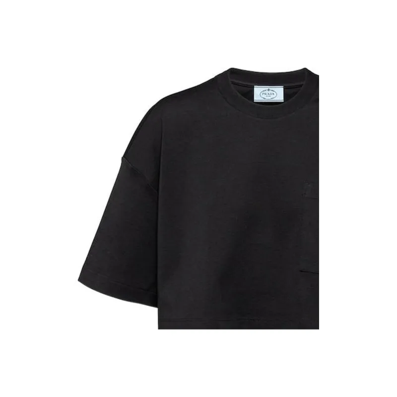 PRADA Crop Tops Women's Black-5