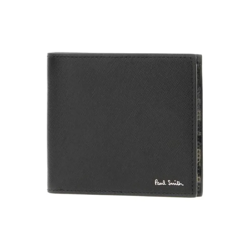 Paul Smith Sheepskin Wallet Men's Black-1