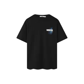 HLA T Shirt Men's Black Pattern T8