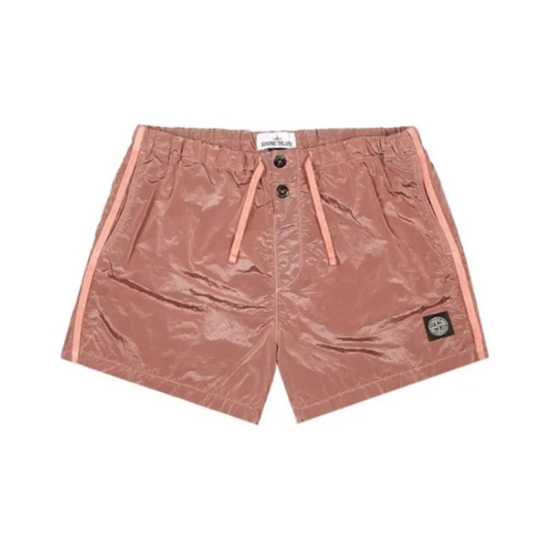 STONE ISLAND Swimming Shorts Men's Pink-0